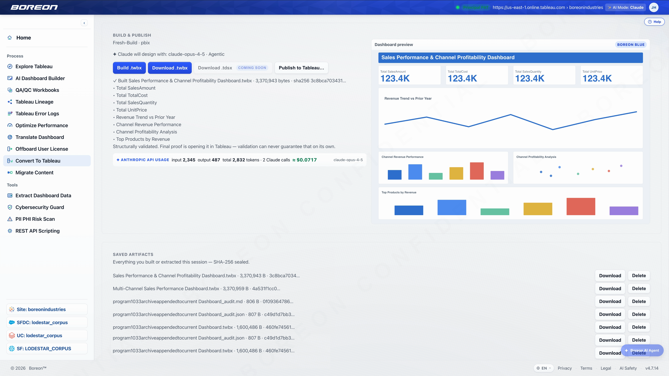 The Convert tool running inside TabTotal.